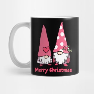 Merry Christmas a cute son and father gnomes Mug